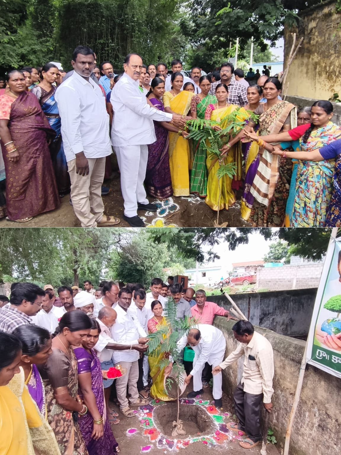 వన మహోత్సవంలో భాగంగా మొక్కలు నాటిన ఎమ్మెల్యే శ్రీ రేవూరి ప్రకాశ్ రెడ్డి 