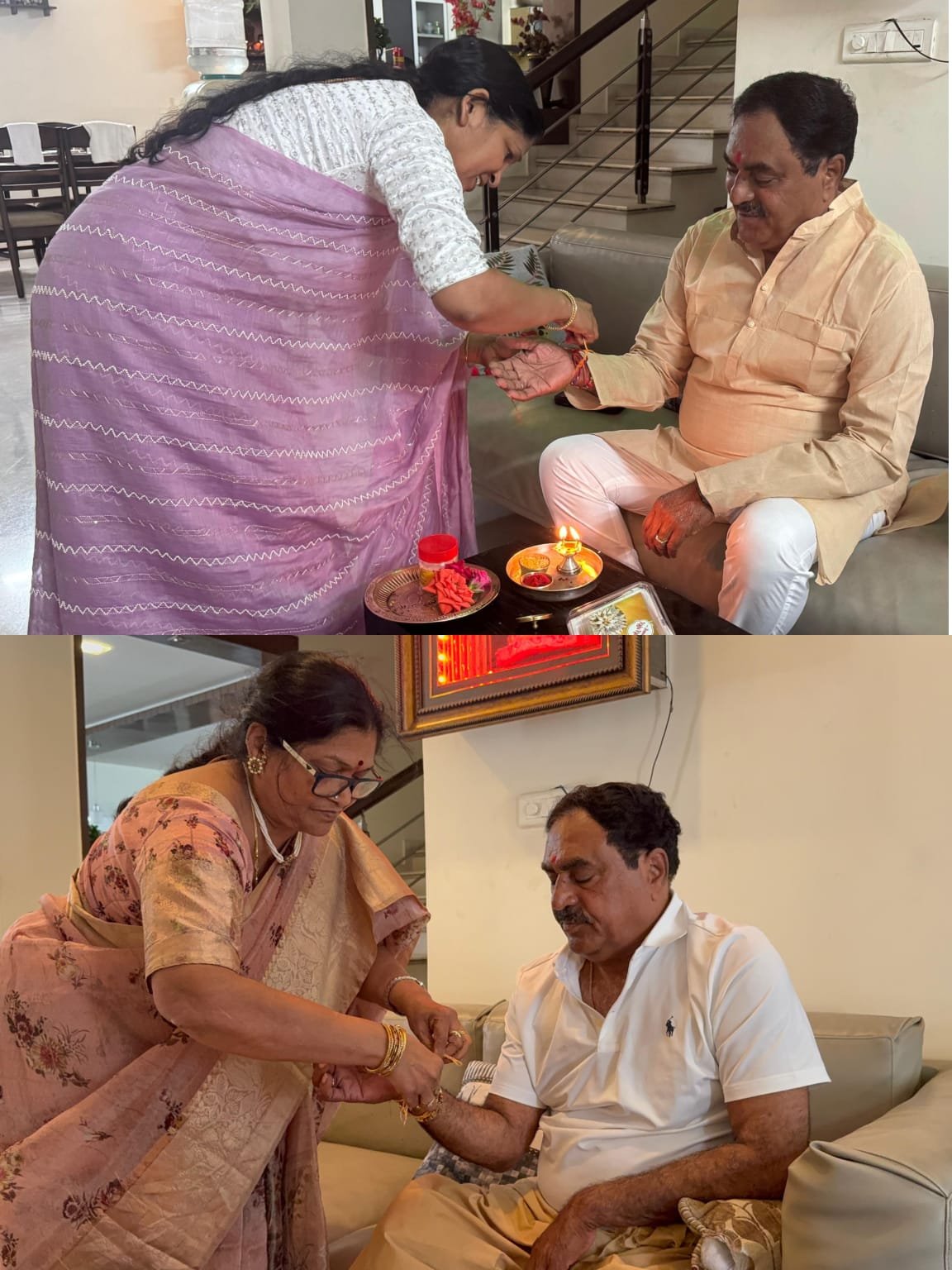 మట్వాడ పోలీస్ స్టేషన్‌లో ఘనంగా రక్షాబంధన్ వేడుకలు