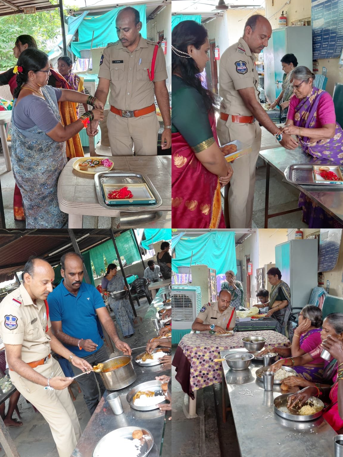 హన్మకొండలో మానవతా దృక్పథం.. వృద్ధులతో రాఖీ పండుగ