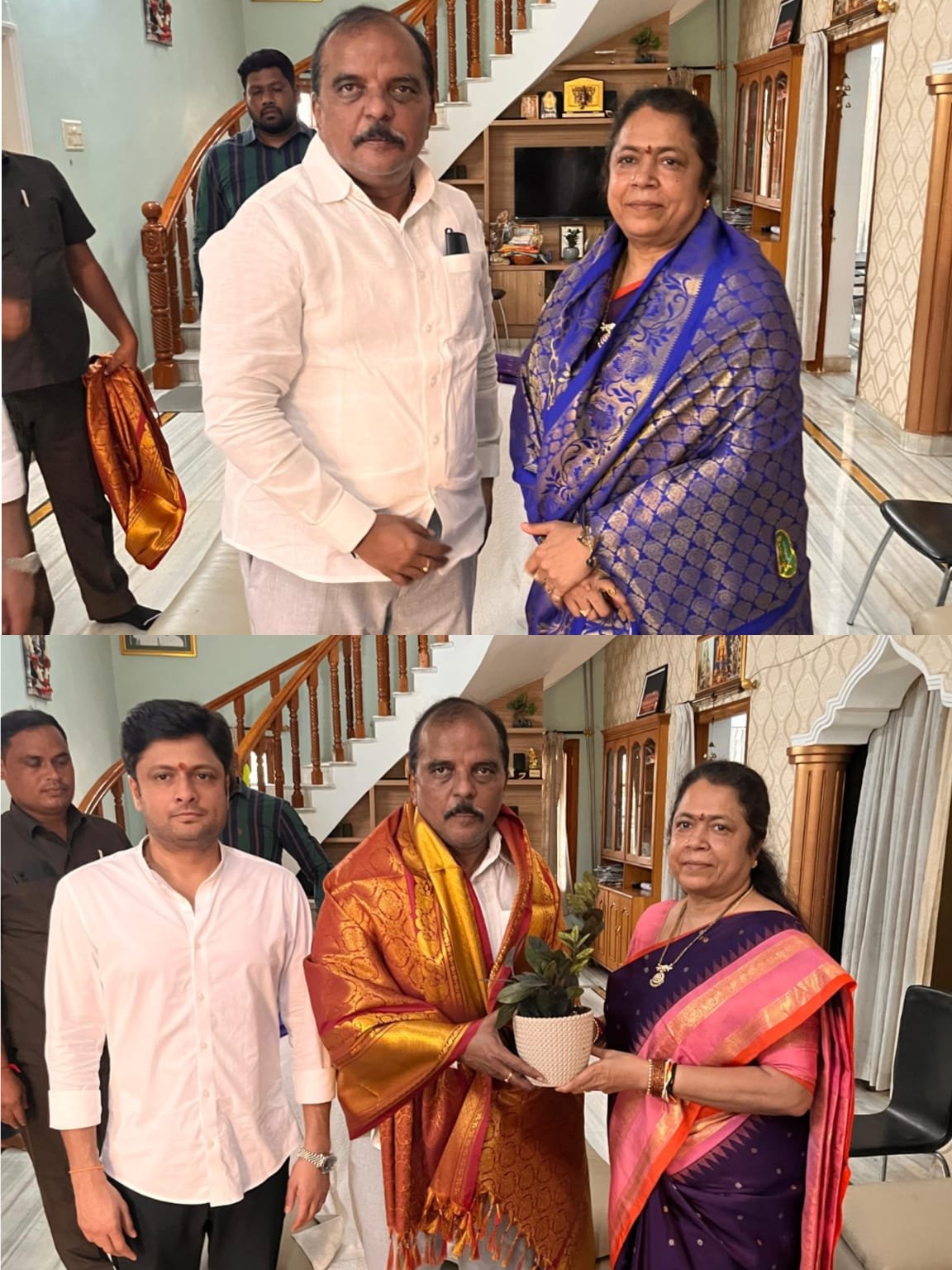 డీసీసీ అధ్యక్షులు ఇనగాల వెంకట్రామ్ రెడ్డిని మర్యాదపూర్వకంగా కలిసిన కుడా ఛైర్మన్ గుండు సుధారాణి