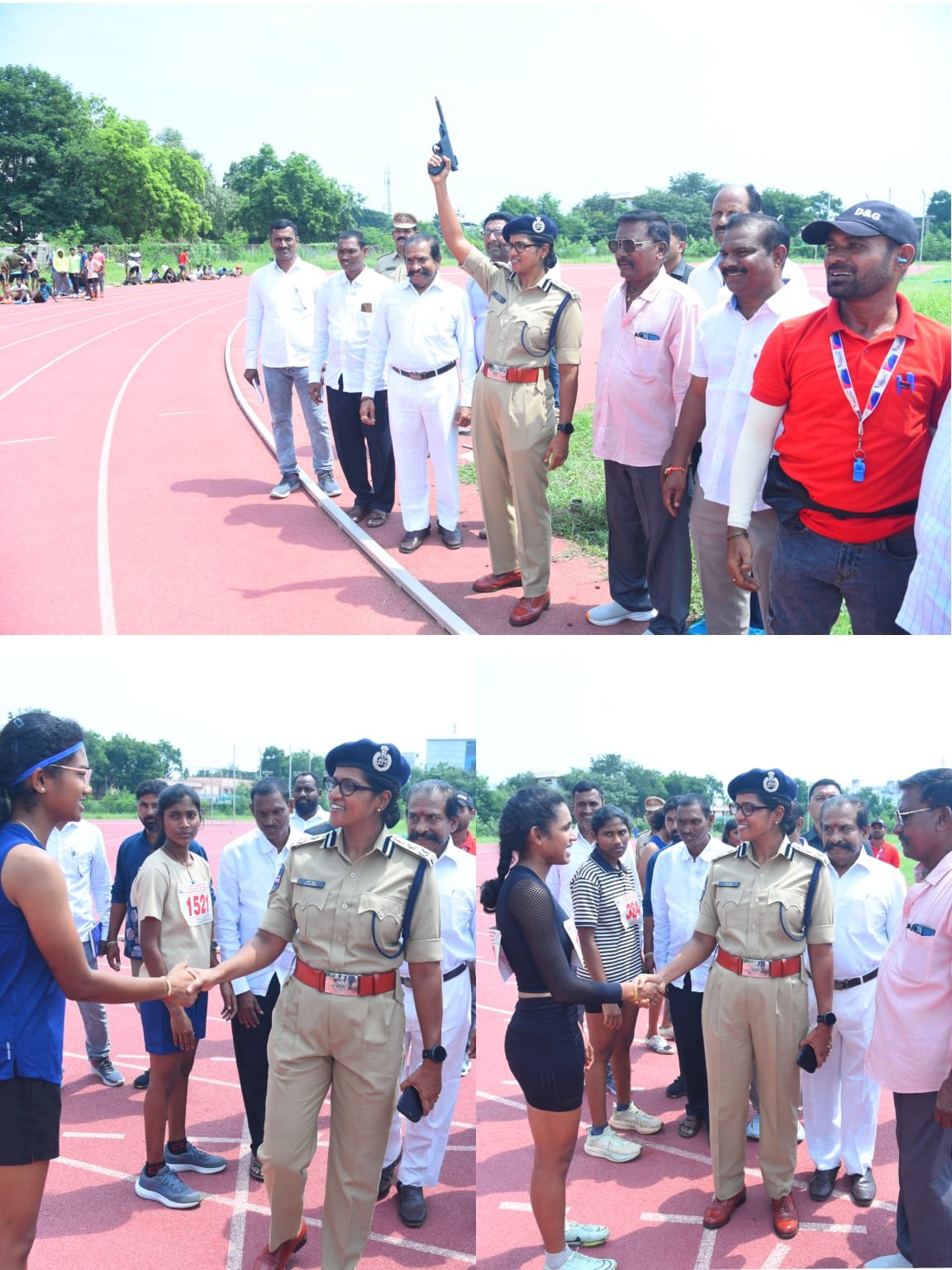 12వ రాష్ట్రస్థాయి అథ్లెటిక్స్ ఛాంపియన్‌షిప్ పోటీలను ప్రారంభించిన పోలీస్ కమిషనర్ ఎన్. శ్వేత