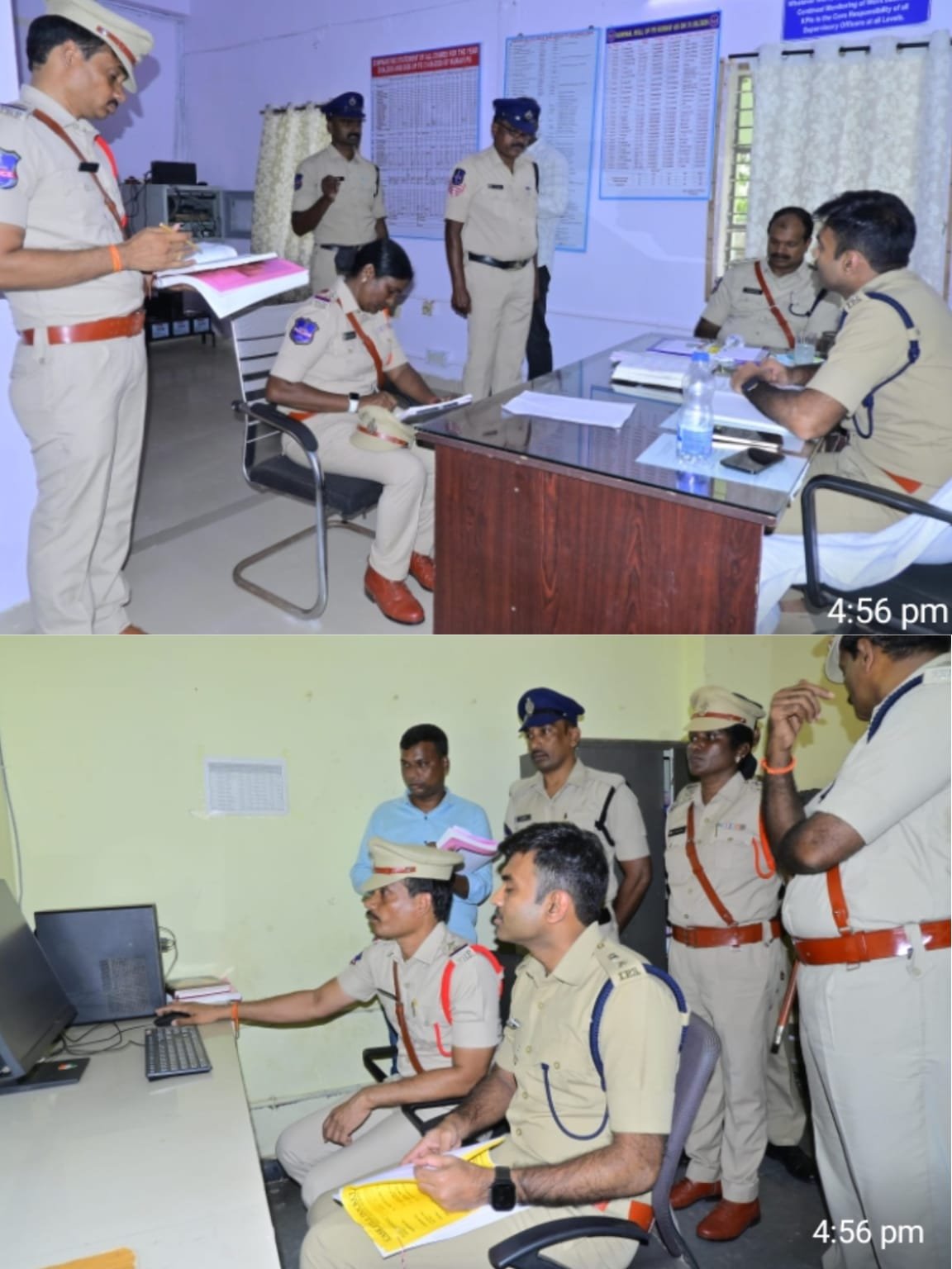 కురవి పోలీస్ స్టేషన్‌ను సందర్శించి తనిఖీ చేసిన జిల్లా ఎస్పీ డా. శబరీష్ పి., ఐపీఎస్