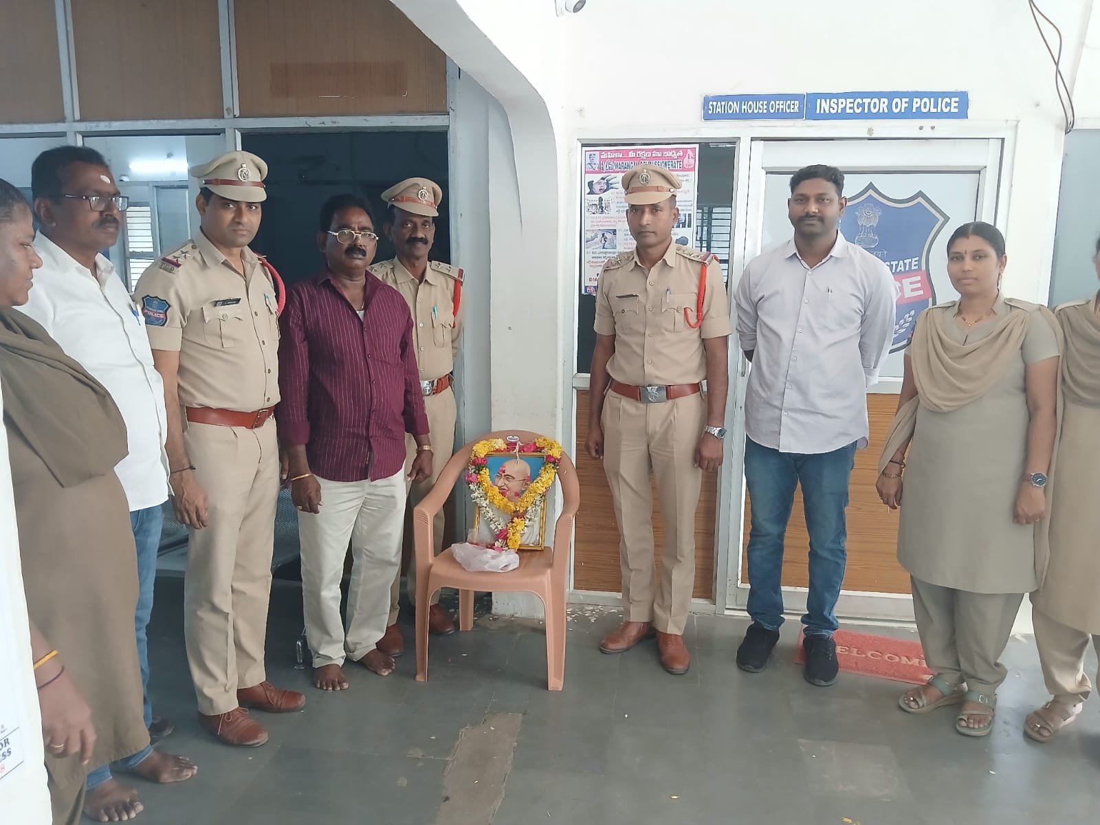 మట్వాడ పీఎస్‌లో ఘనంగా గాంధీ జయంతి వేడుకలు