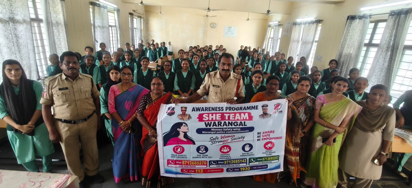 మహిళల భద్రతపై అవగాహన కలిగి ఉండాలి  కేఎంసీ ఫార్మసీ కళాశాలలో షీ టీమ్ అవగాహన సదస్సు
